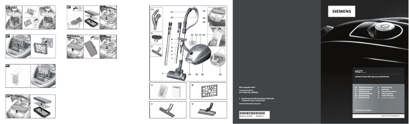 First page image of the manual for VSZ7330