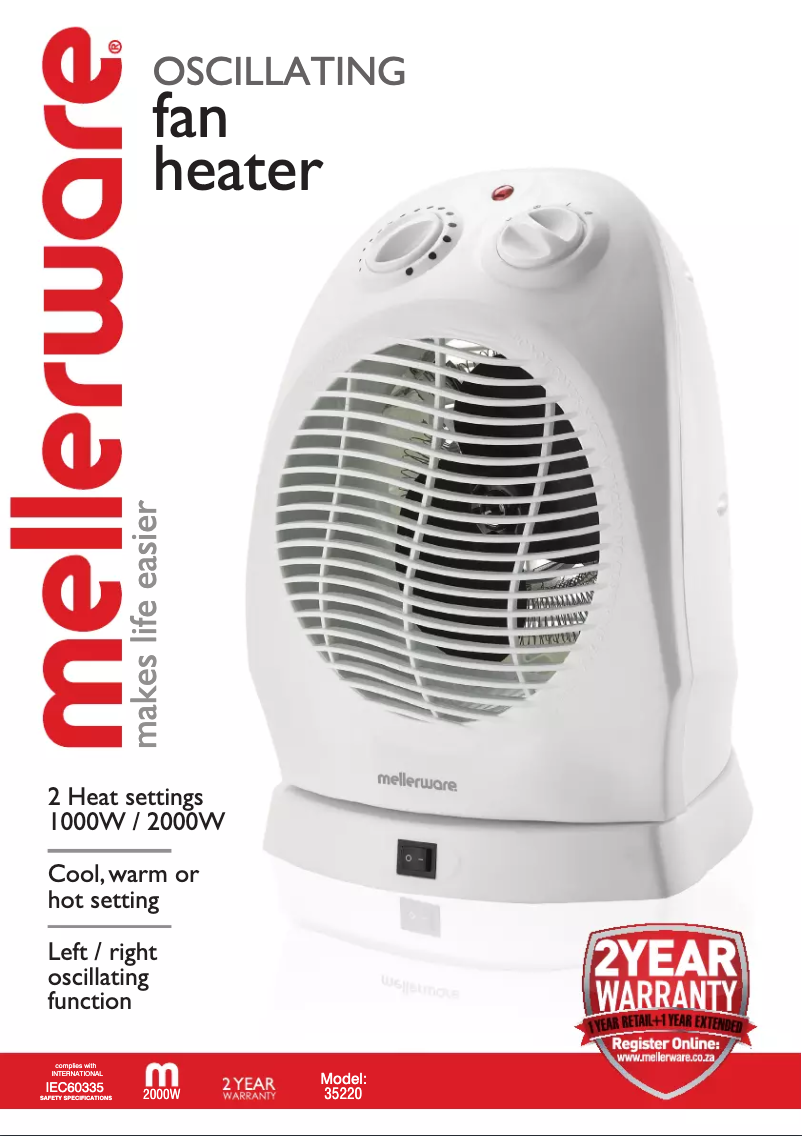 First page image of the manual for 35220