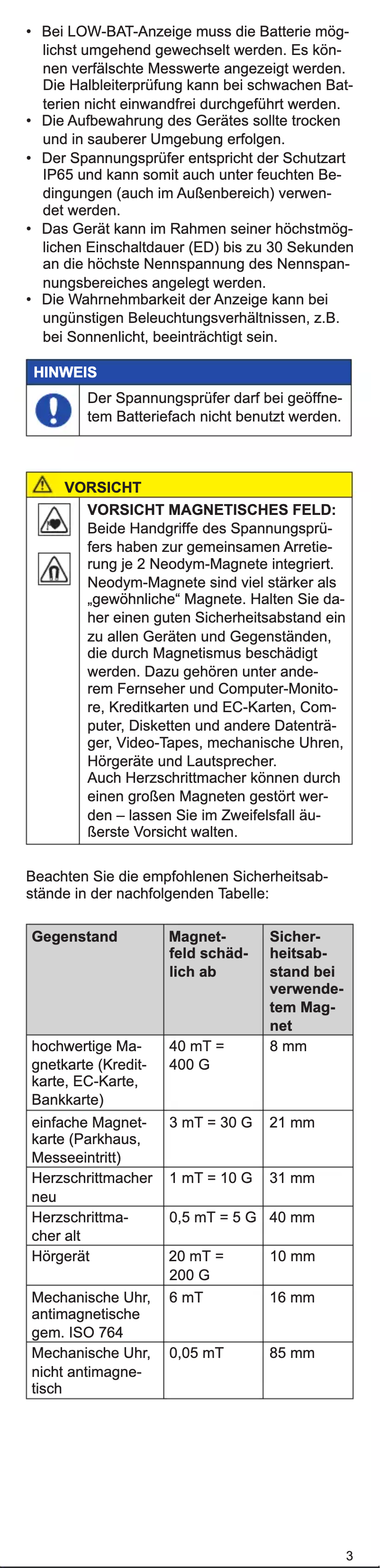 Page 1 of the manual User Manual Weidmüller VT Digi Pro
