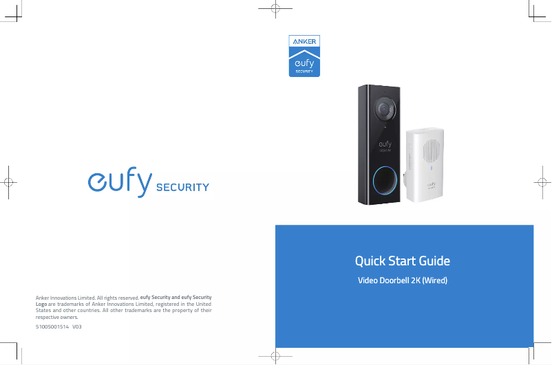 Image de la première page du manuel de l'appareil Chime