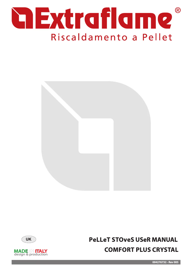 Page 1 of the manual User Manual La Nordica Comfort Plus Crystal