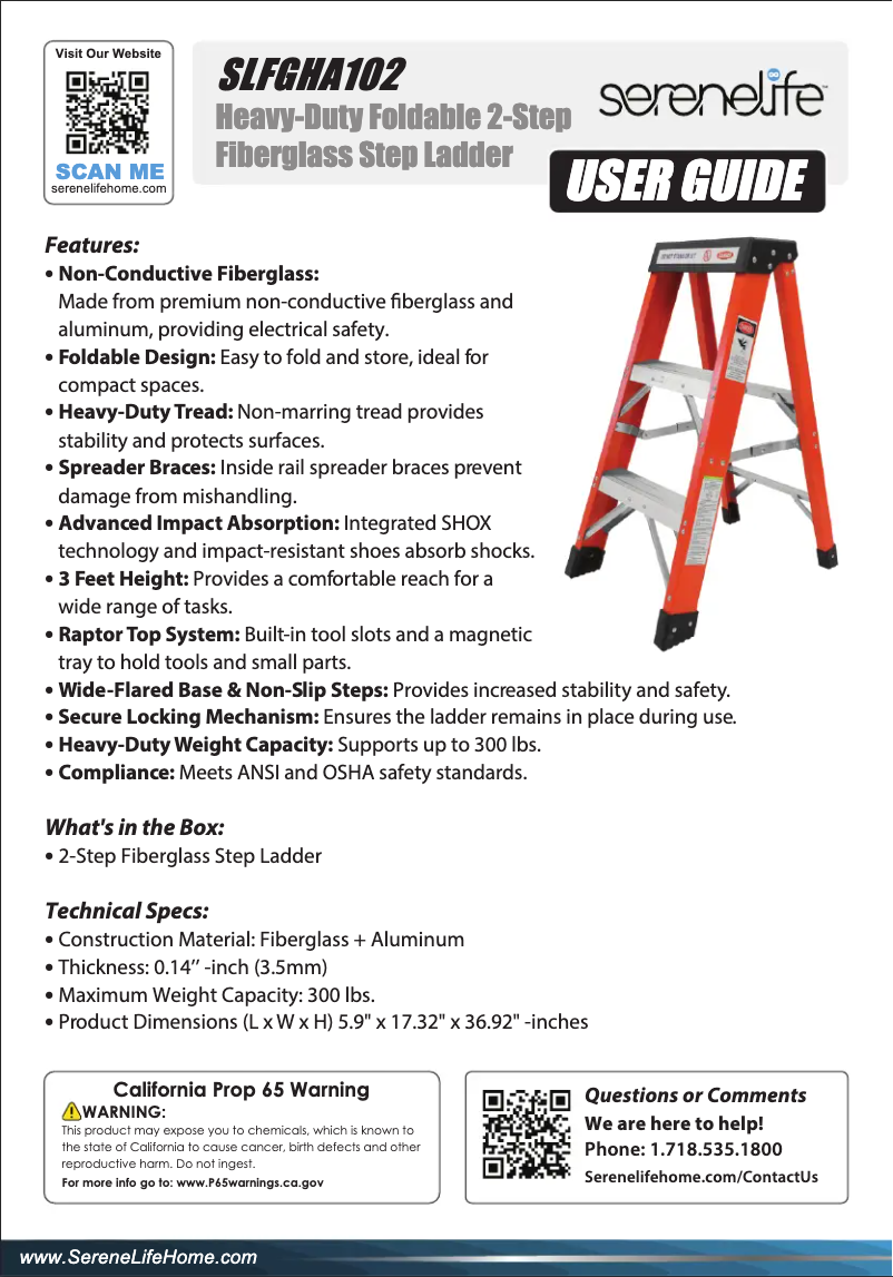 Image de la première page du manuel de l'appareil SLFGHA102