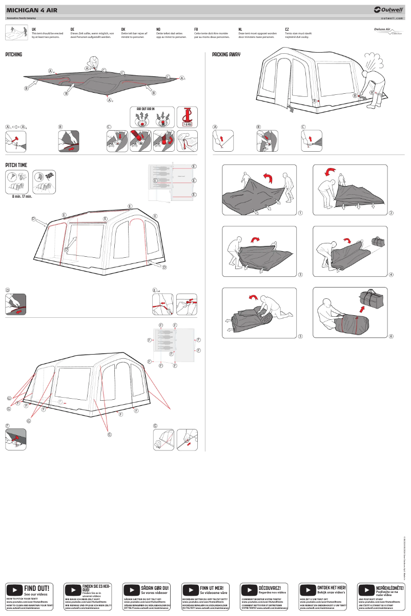 First page image of the manual for Michigan 4 Air