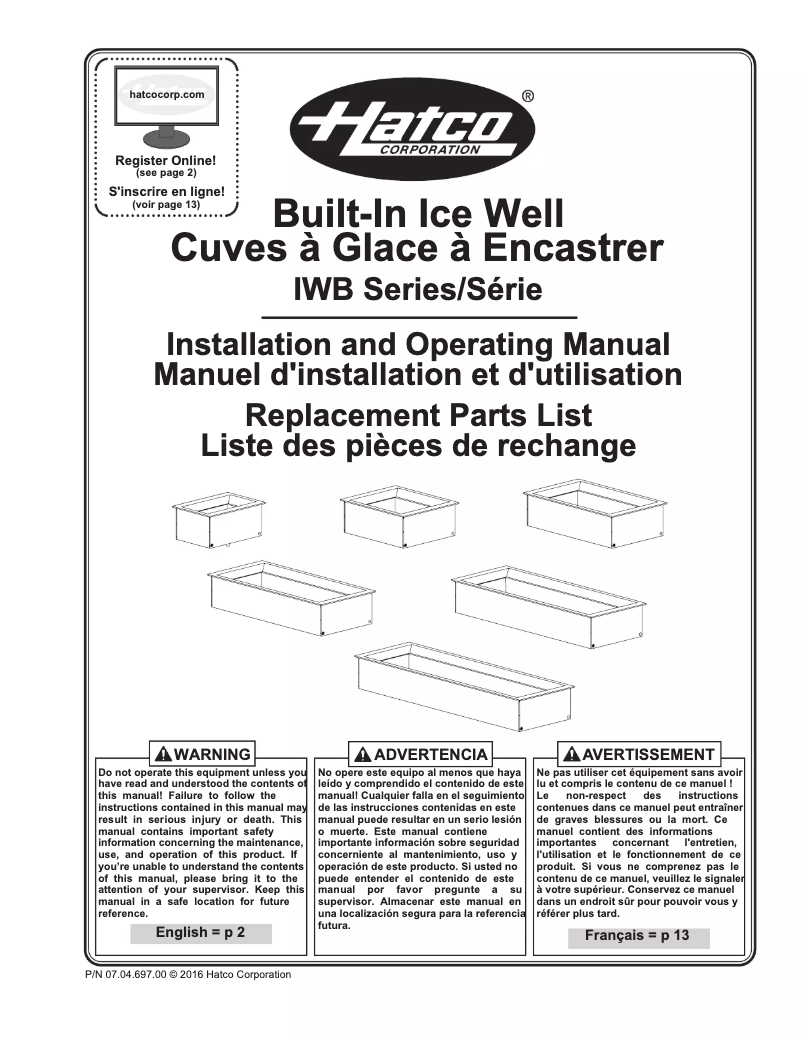 First page image of the manual for IWB-S1