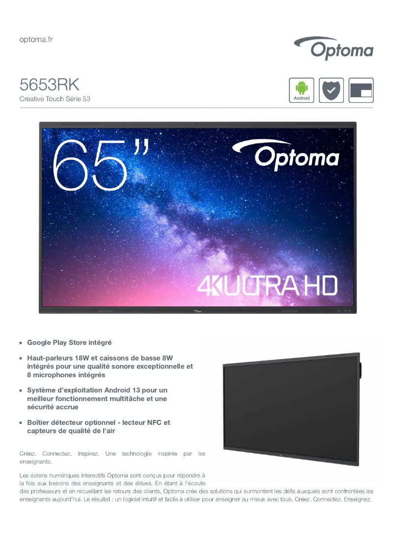 First page image of the manual for 5653RK