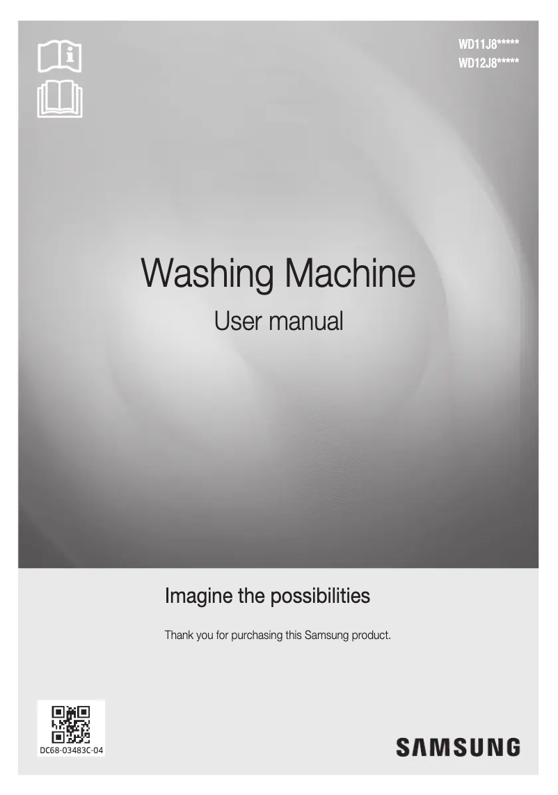 First page image of the manual for WD12J8420GX