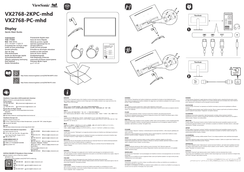 Image de la première page du manuel de l'appareil VX2768-2KPC-MHD