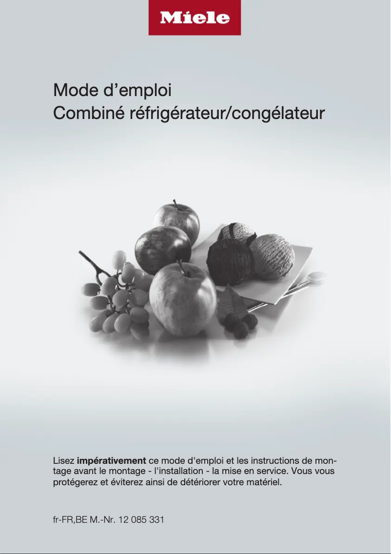 First page image of the manual for KFN 4374 ED