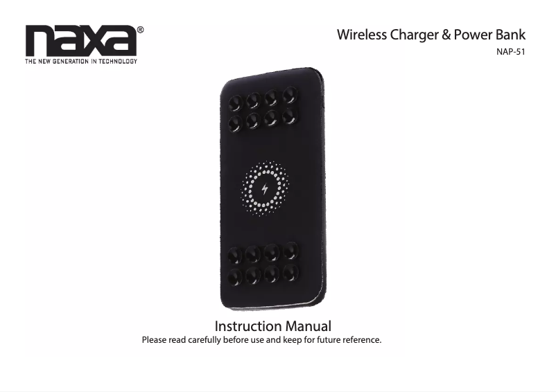 Page 1 of the manual User Manual Naxa NAP-51