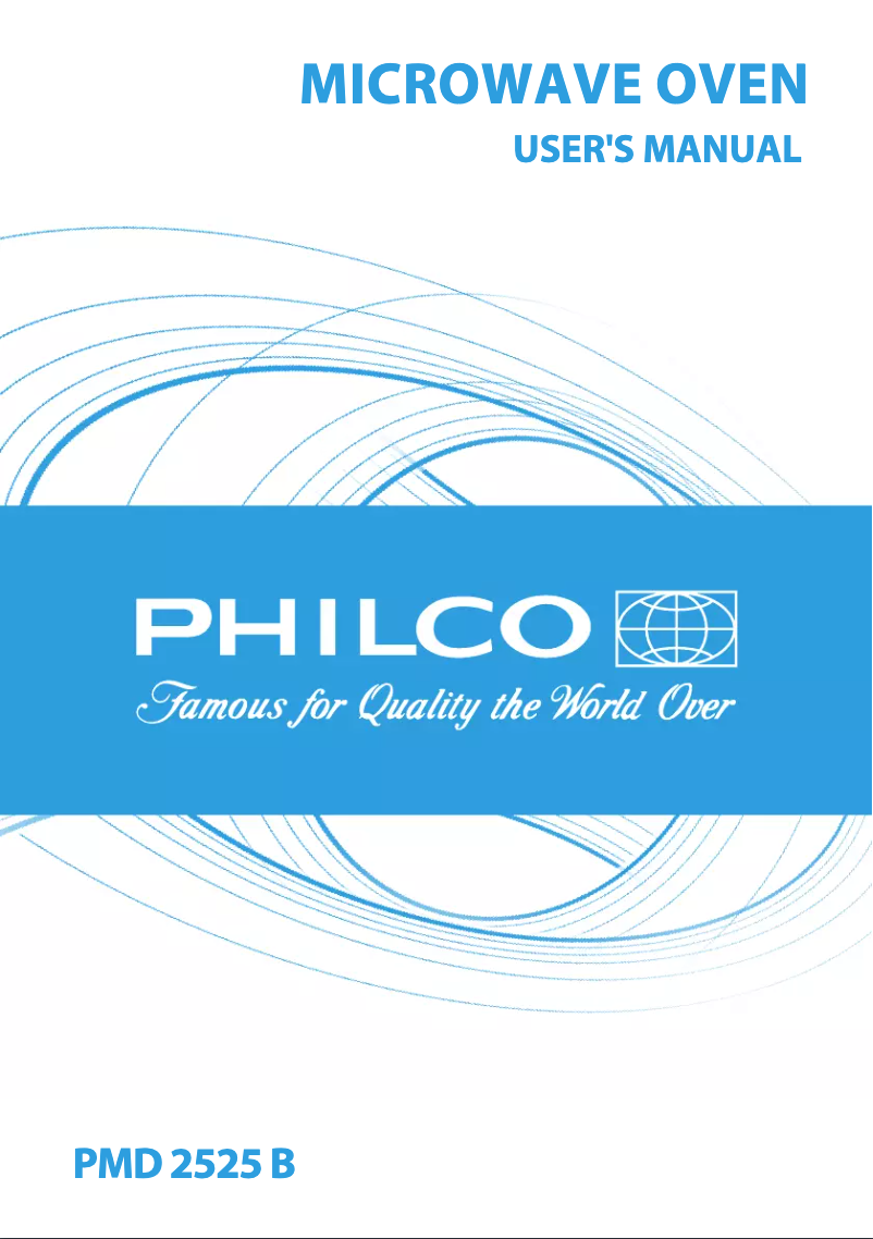 Page 1 of the manual User Manual Philco PMD 2525 B