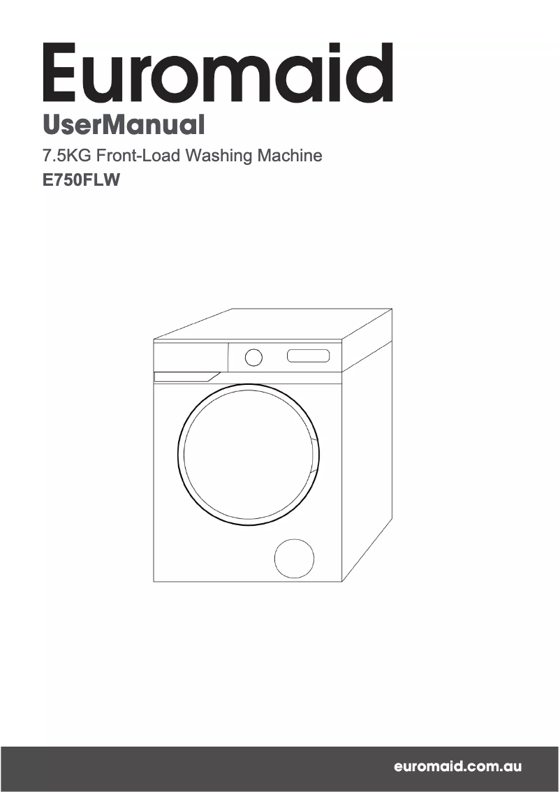 First page image of the manual for E750FLW