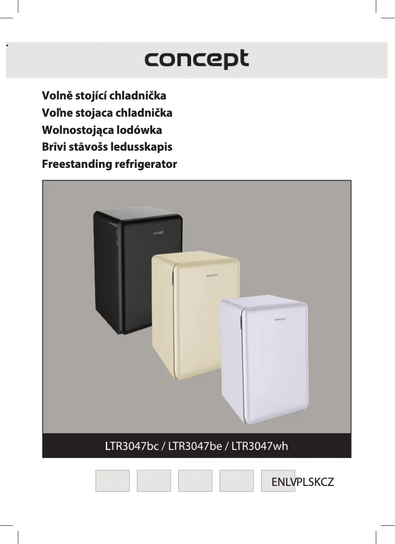 Page 1 of the manual User Manual Concept LTR3047BC
