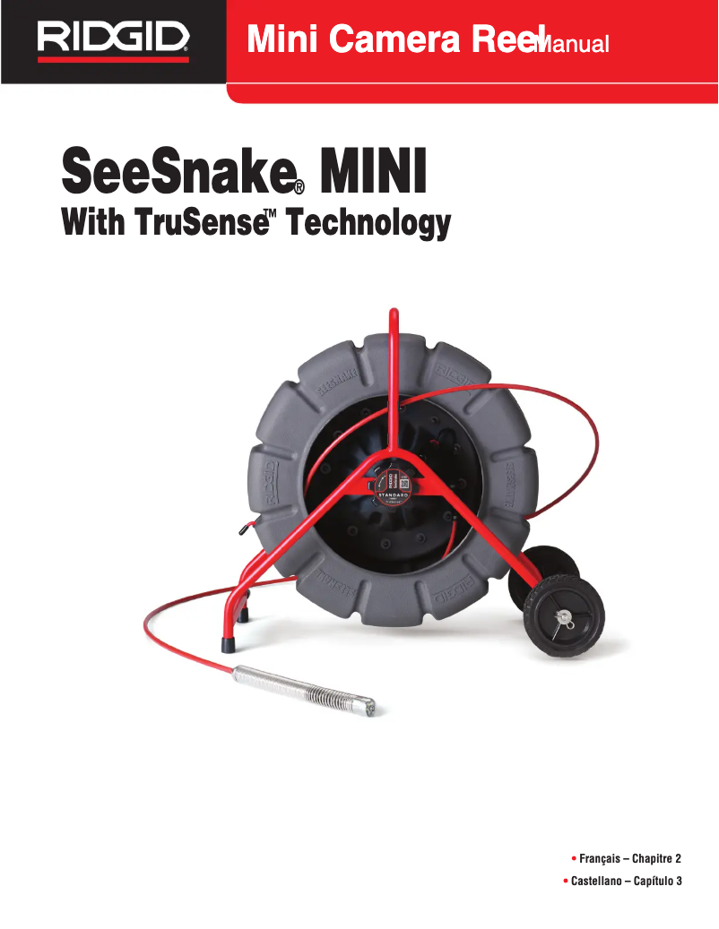 Page 1 of the manual User Manual Ridgid SeeSnake Mini