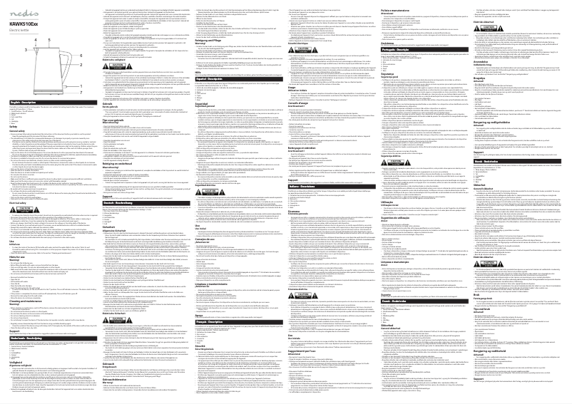 First page image of the manual for KAWK510EYW