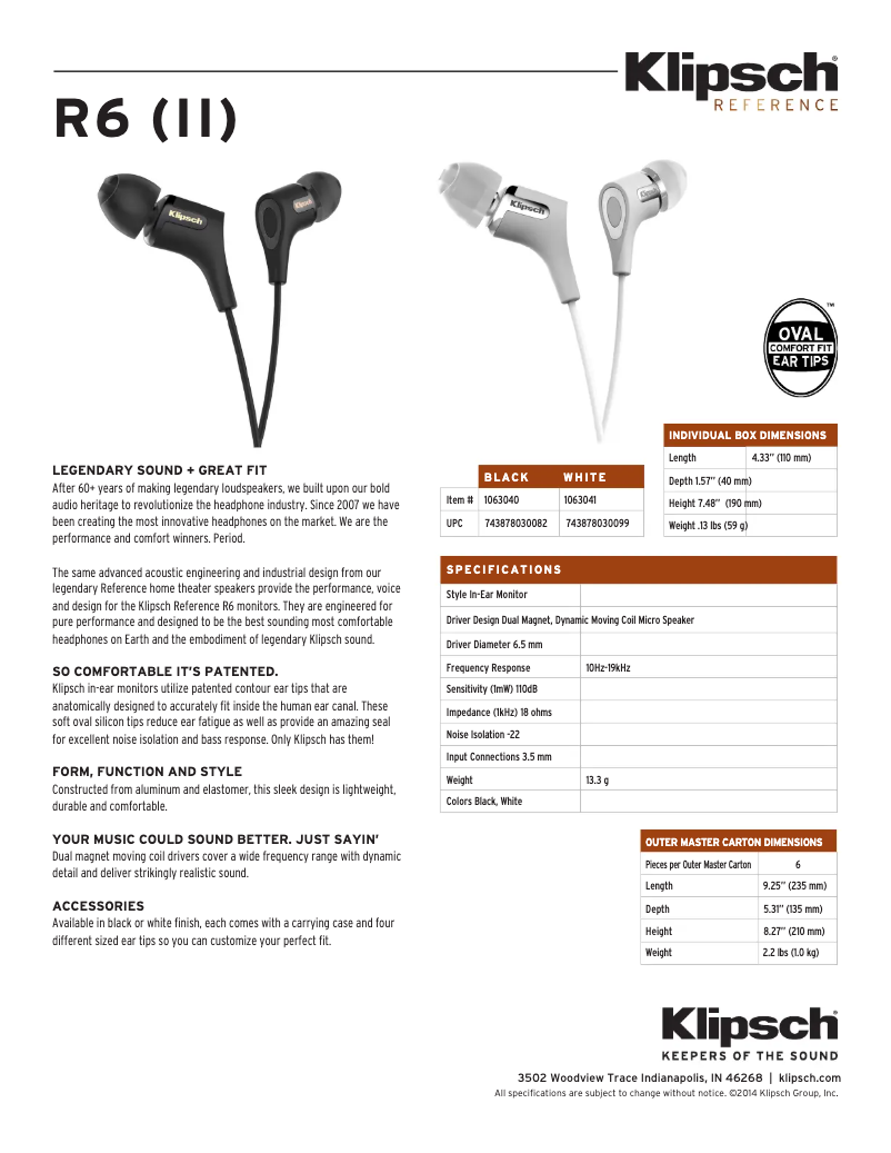 First page image of the manual for R6i II