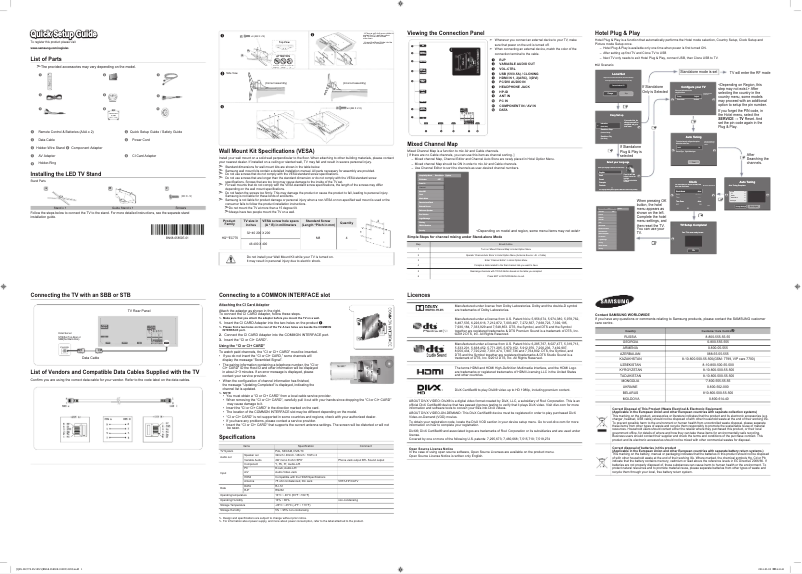 First page image of the manual for HG40EC770SK