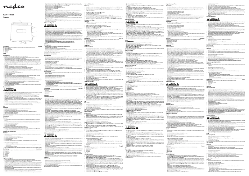 Page 1 of the manual User Manual Nedis KABT110EWT