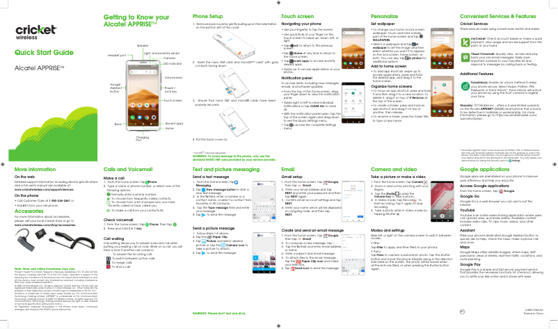 First page image of the manual for Apprise