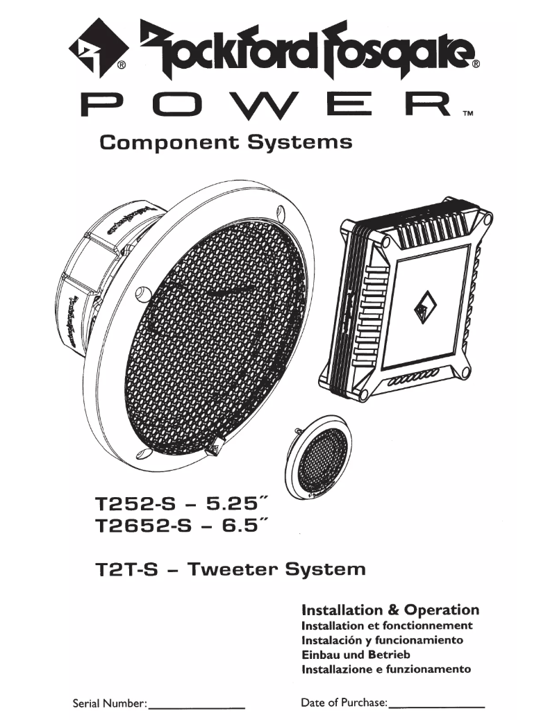 Image de la première page du manuel de l'appareil Power T252-S
