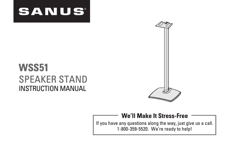 First page image of the manual for WSS51