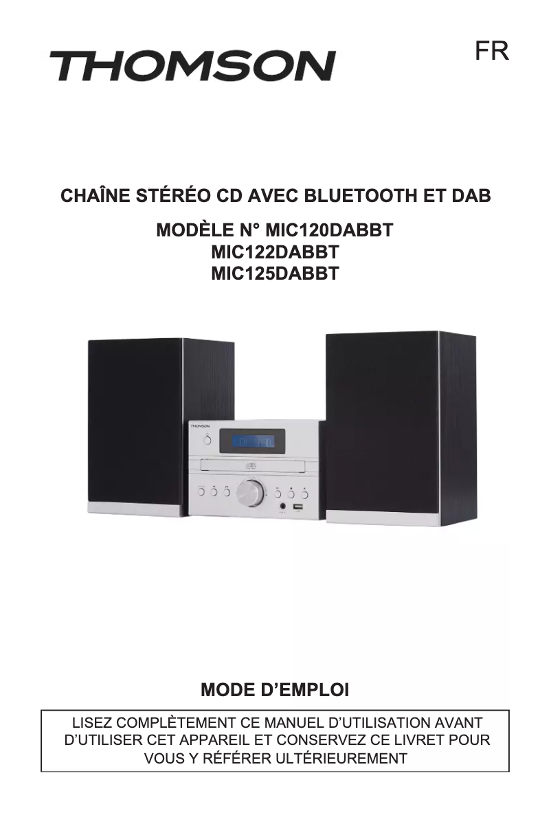 First page image of the manual for 150510