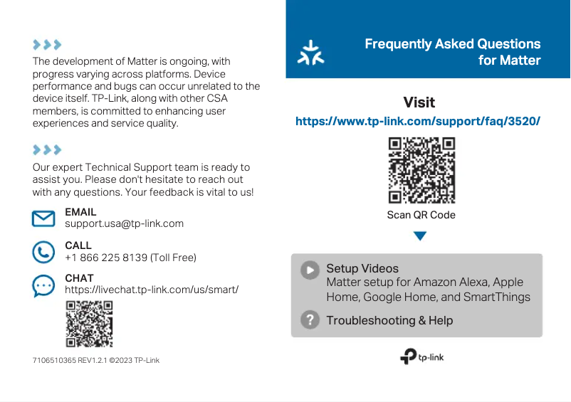 First page image of the manual for Tapo P125M