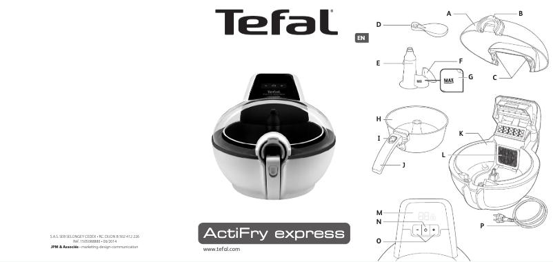 First page image of the manual for Actifry Expess XL
