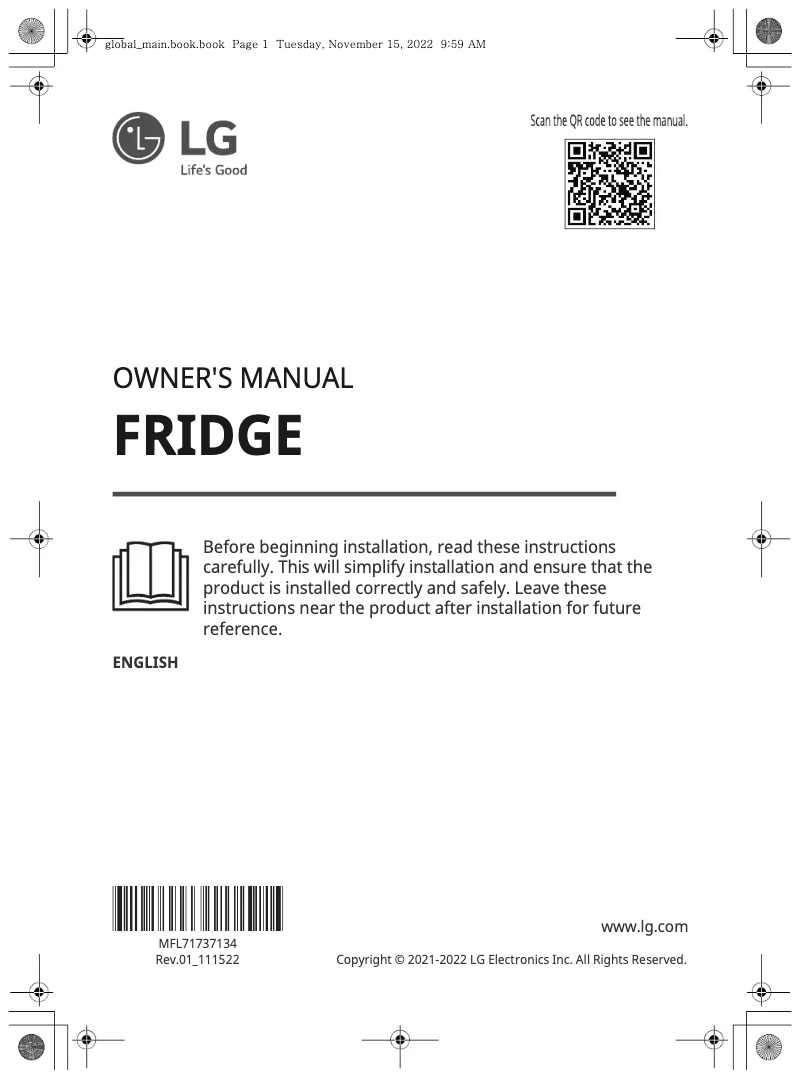 First page image of the manual for GP-R386MBL