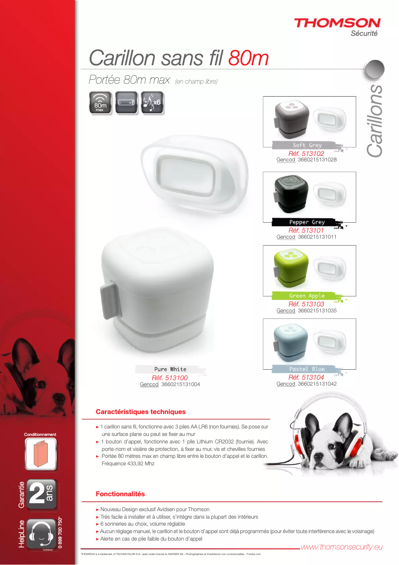 First page image of the manual for 513100