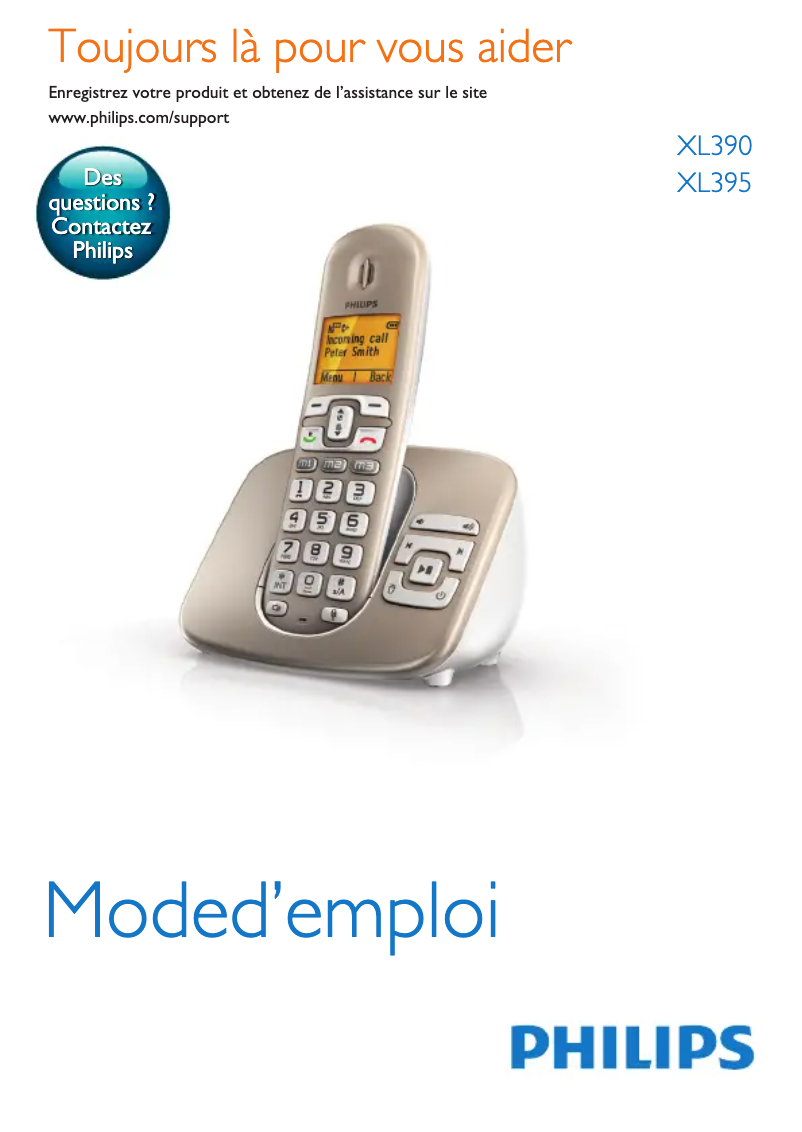 First page image of the manual for SoClear XL3902S