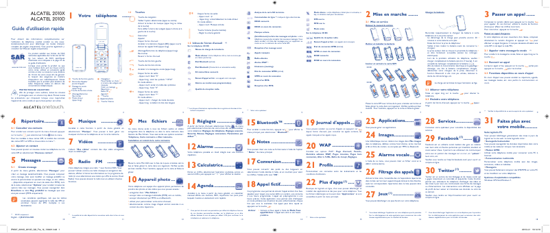 First page image of the manual for 2010
