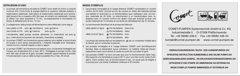 First page image of the manual for Elegant Inline 24 V