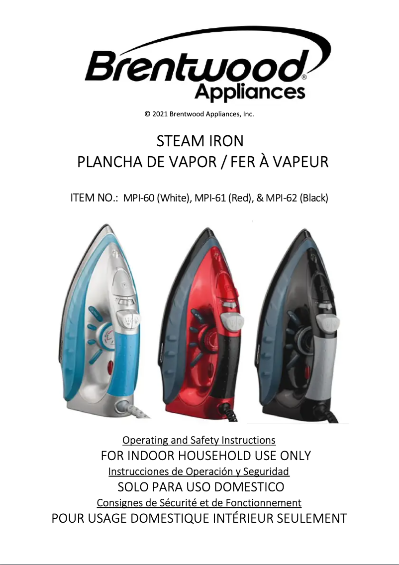 Image de la première page du manuel de l'appareil MPI-60