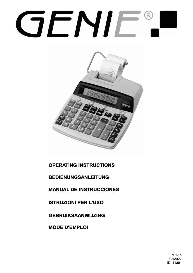 First page image of the manual for D69 PLUS