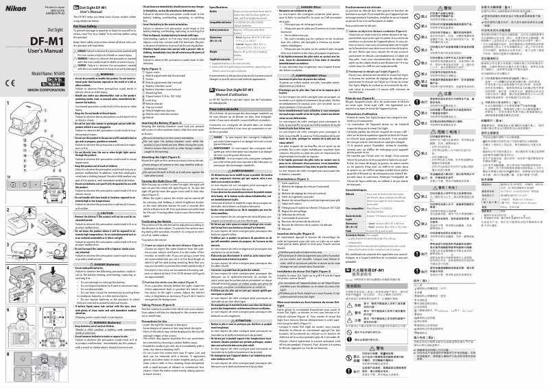 First page image of the manual for DF-M1