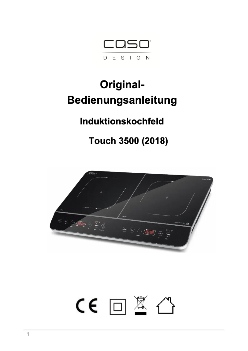 First page image of the manual for Design Touch 3500