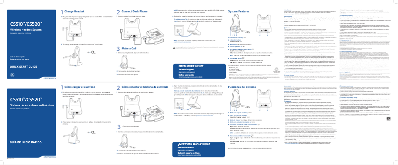 Image de la première page du manuel de l'appareil CS510