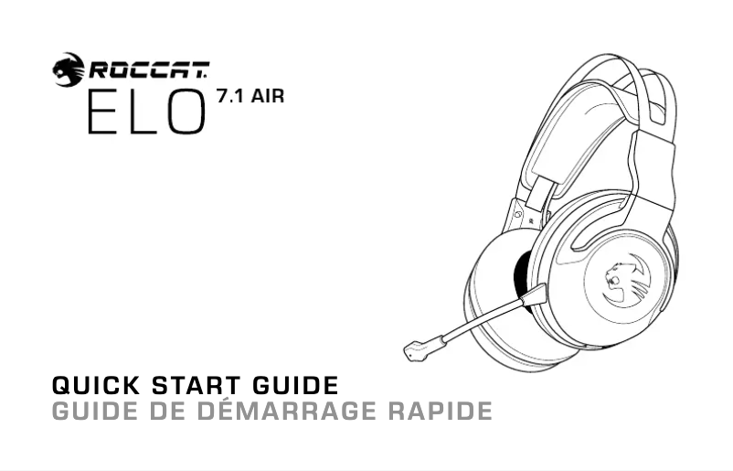 Page 1 of the manual User Manual Roccat ELO 7.1 AIR