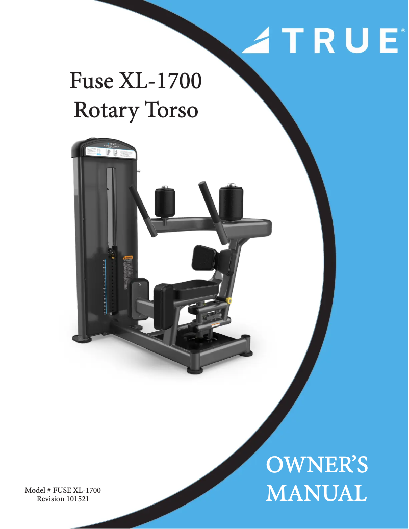 First page image of the manual for XL-1700