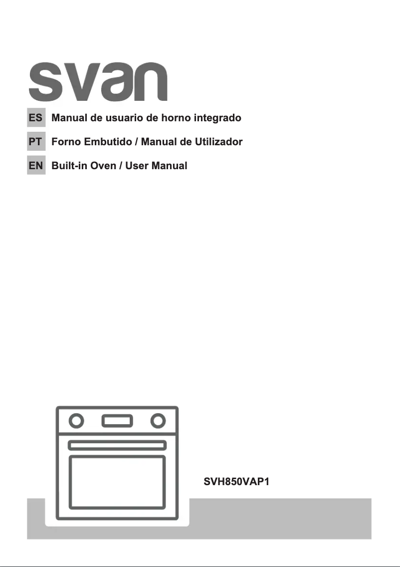 First page image of the manual for SVH850VAP1