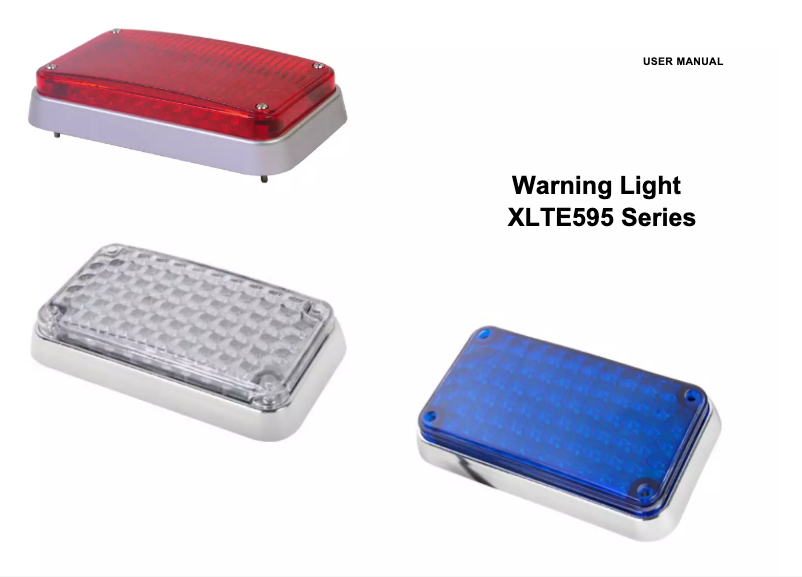 Image de la première page du manuel de l'appareil X-LTE-595-W