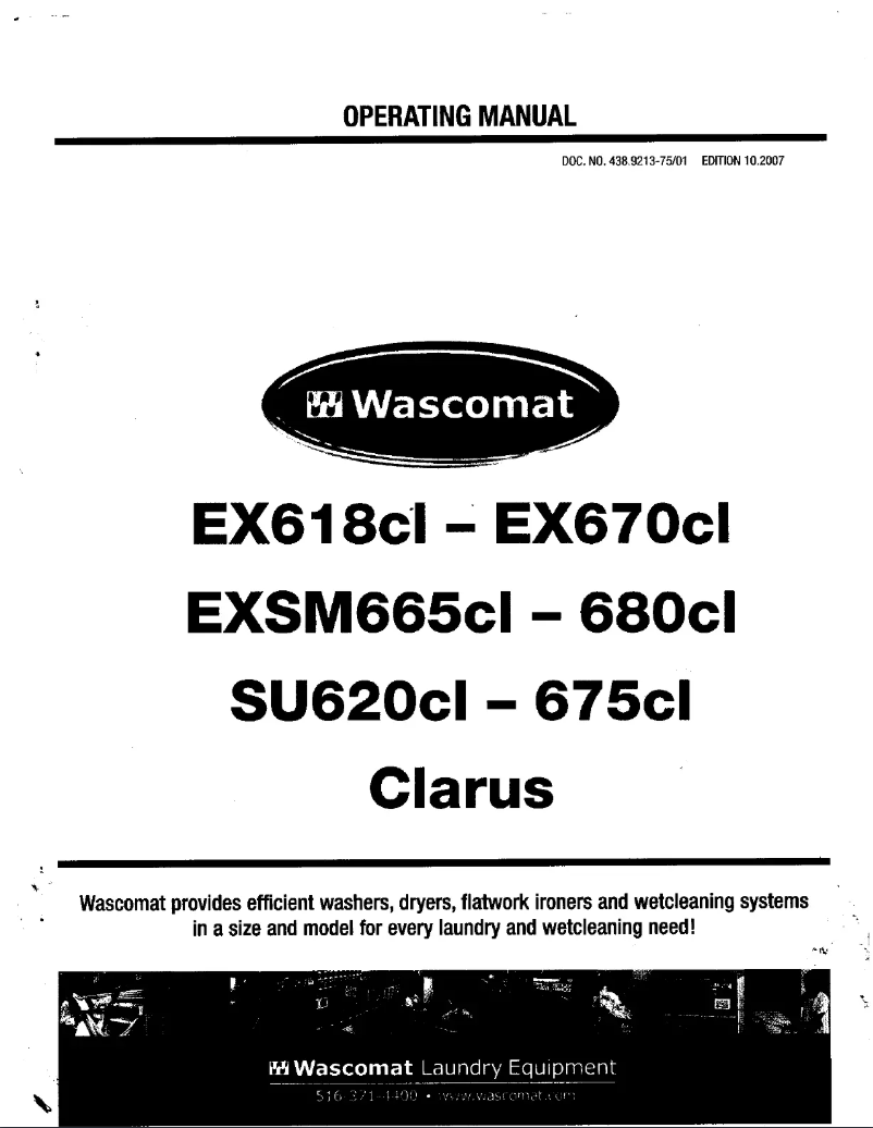 First page image of the manual for EXSM665cl