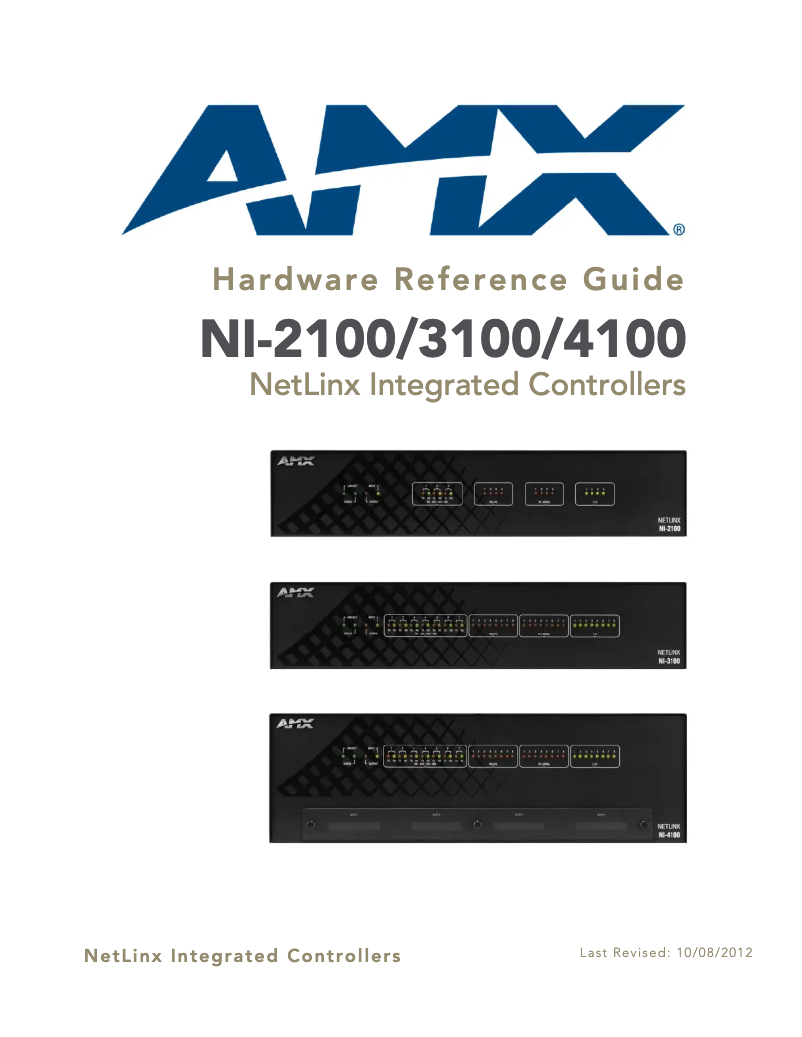 First page image of the manual for NXA-ICSNET