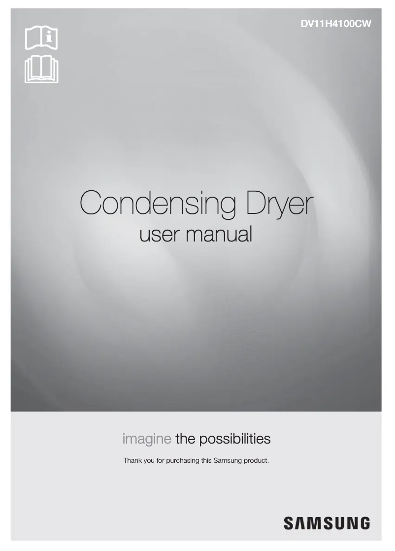 First page image of the manual for DV11H4100CW