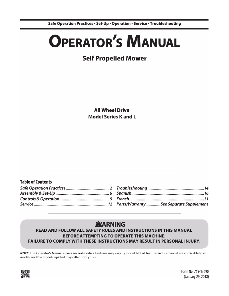 Page 1 de la notice Manuel utilisateur Remington RM410