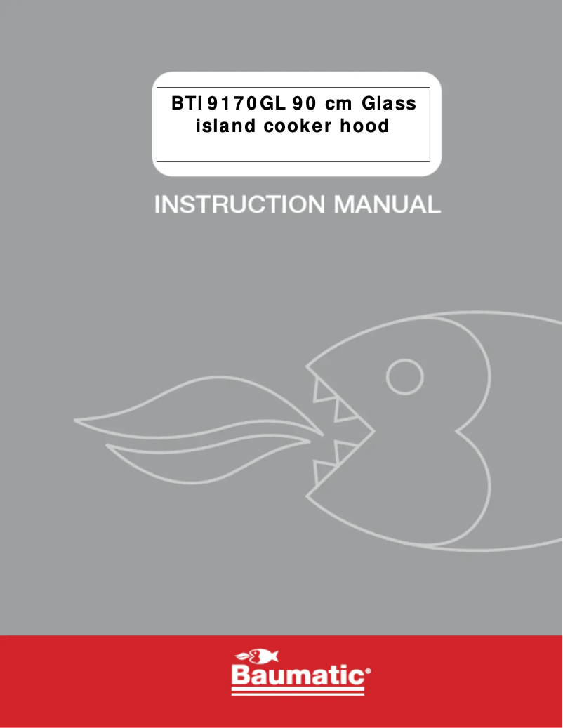 First page image of the manual for BTI9170GL