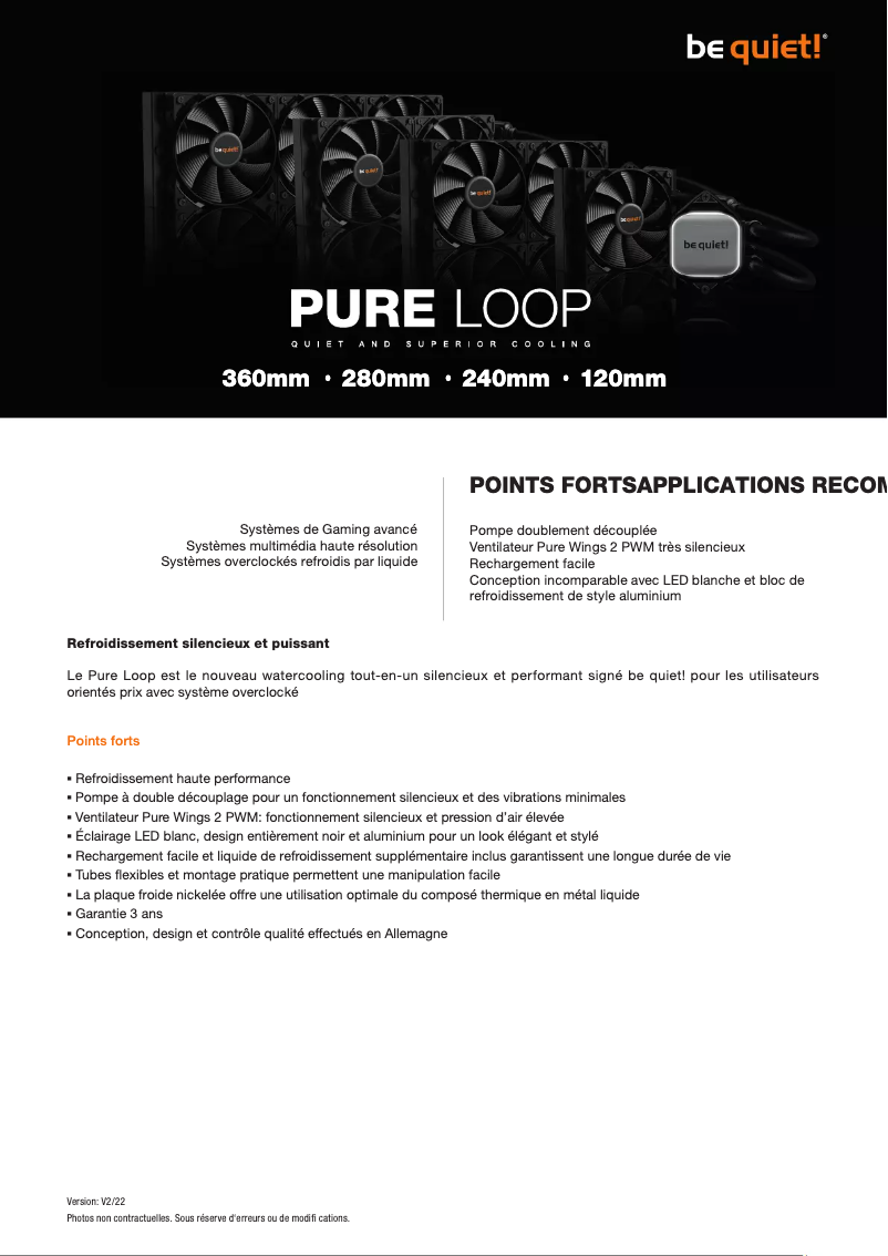 First page image of the manual for Pure Loop