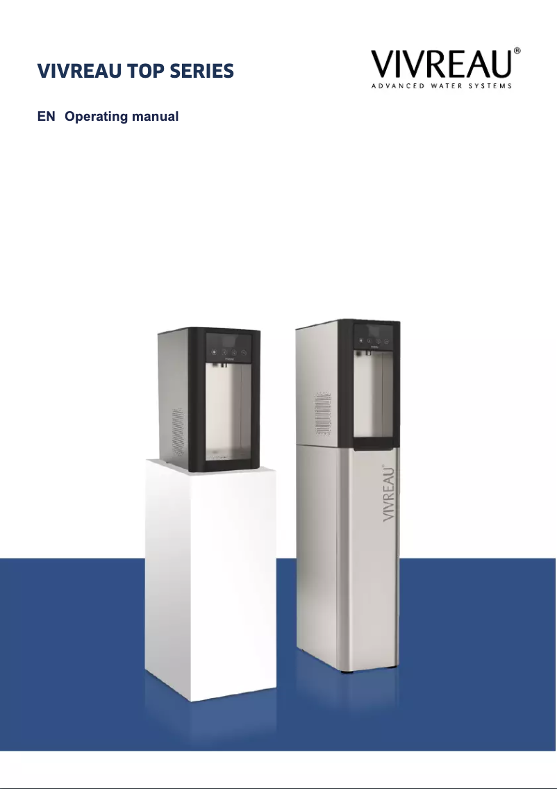 Page 1 of the manual User Manual Vivreau Top Pro HygienePlus