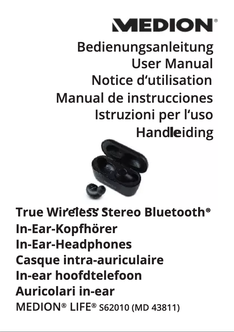 Page 1 of the manual User Manual Medion LIFE S62010 (MD 43811)