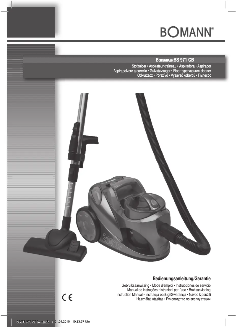Page 1 of the manual User Manual Bomann BS 971 CB